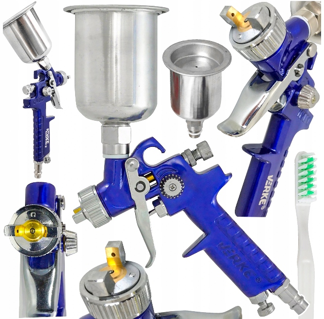 

Pistolet lakierniczy hvlp 2000AL 0,8mm 125ml Verke