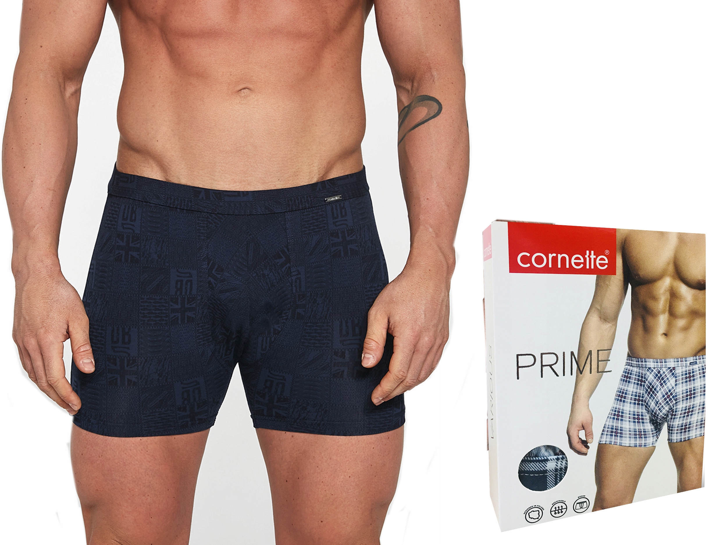 

Bokserki męskie Cornette Prime, bawełna 904/76 XL