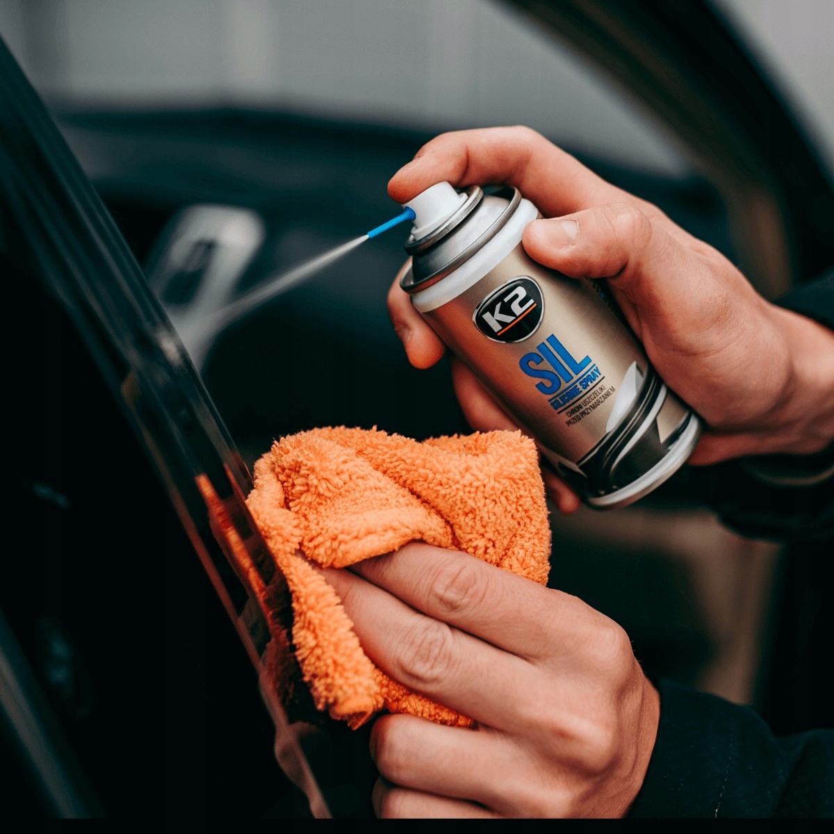 K2 SIL SILIKON Silicon spray do uszczelek 150 ml Pojemność w ofercie 150 ml