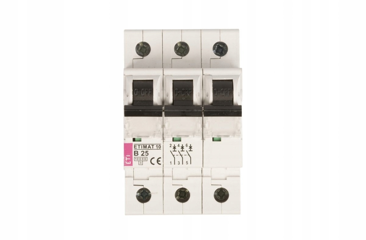 

Wyłącznik nadprądowy 3P B 25A 10kA Ac 002125718