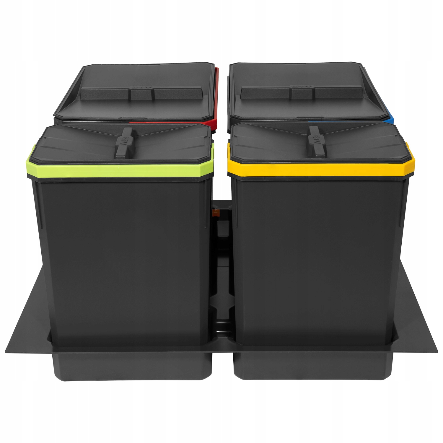 Kosz Segregator na śmieci AXISPACE 60 2x15L 2x7L Kod producenta PB-AS-600-2X15L-2x7L