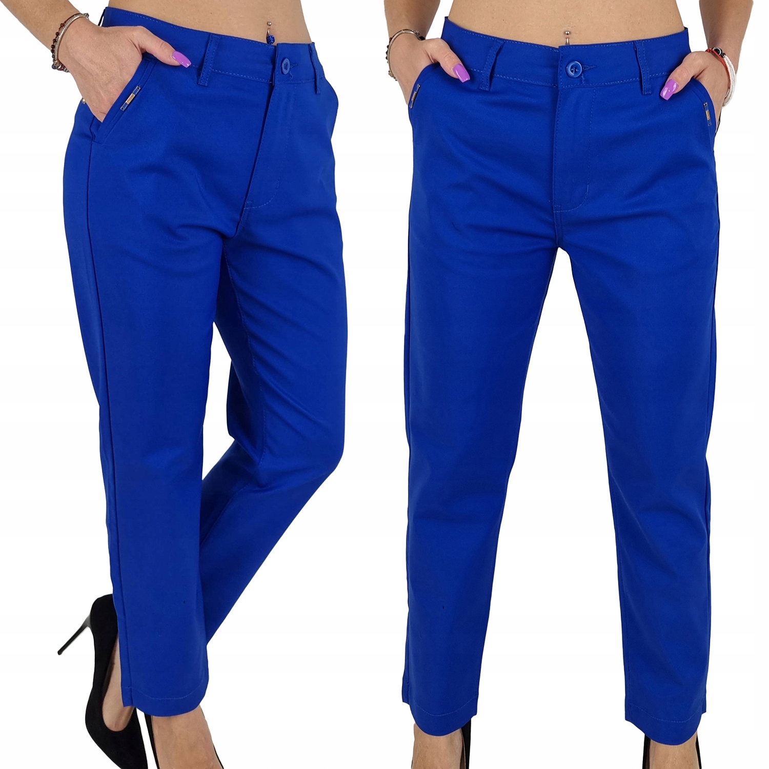 Spodnie Damskie Cygaretki 7/8 Duże Rozmiary 40-52