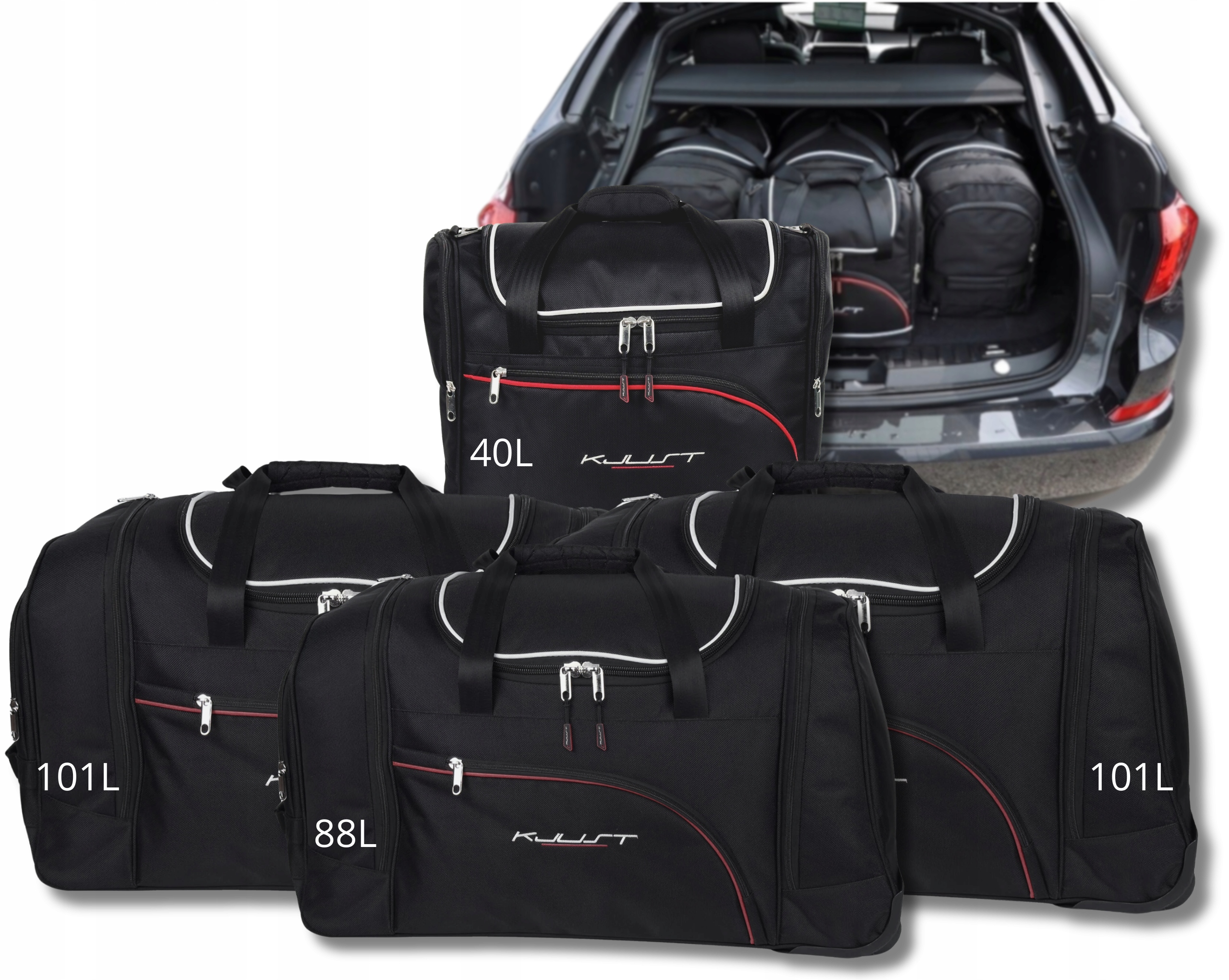 Cestovná Taška Do Kufra Bmw 5 Gran Turismo 2010-2017 4 ks