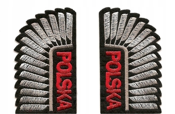 

Husaria para Polska haft M emblemat naszywka termo