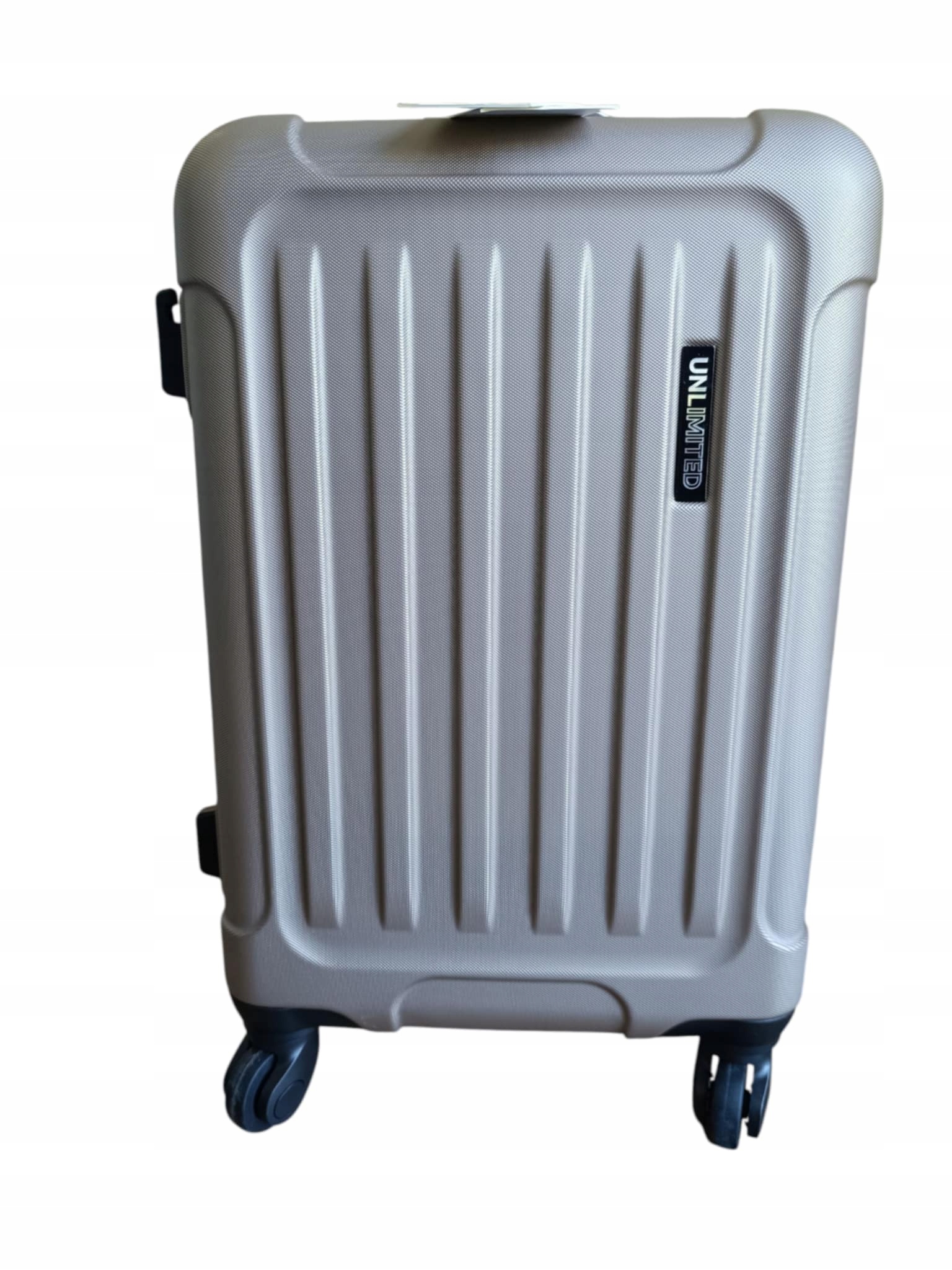 Unlimited Walizka twarda kabinowa Abs Champagne 38 l