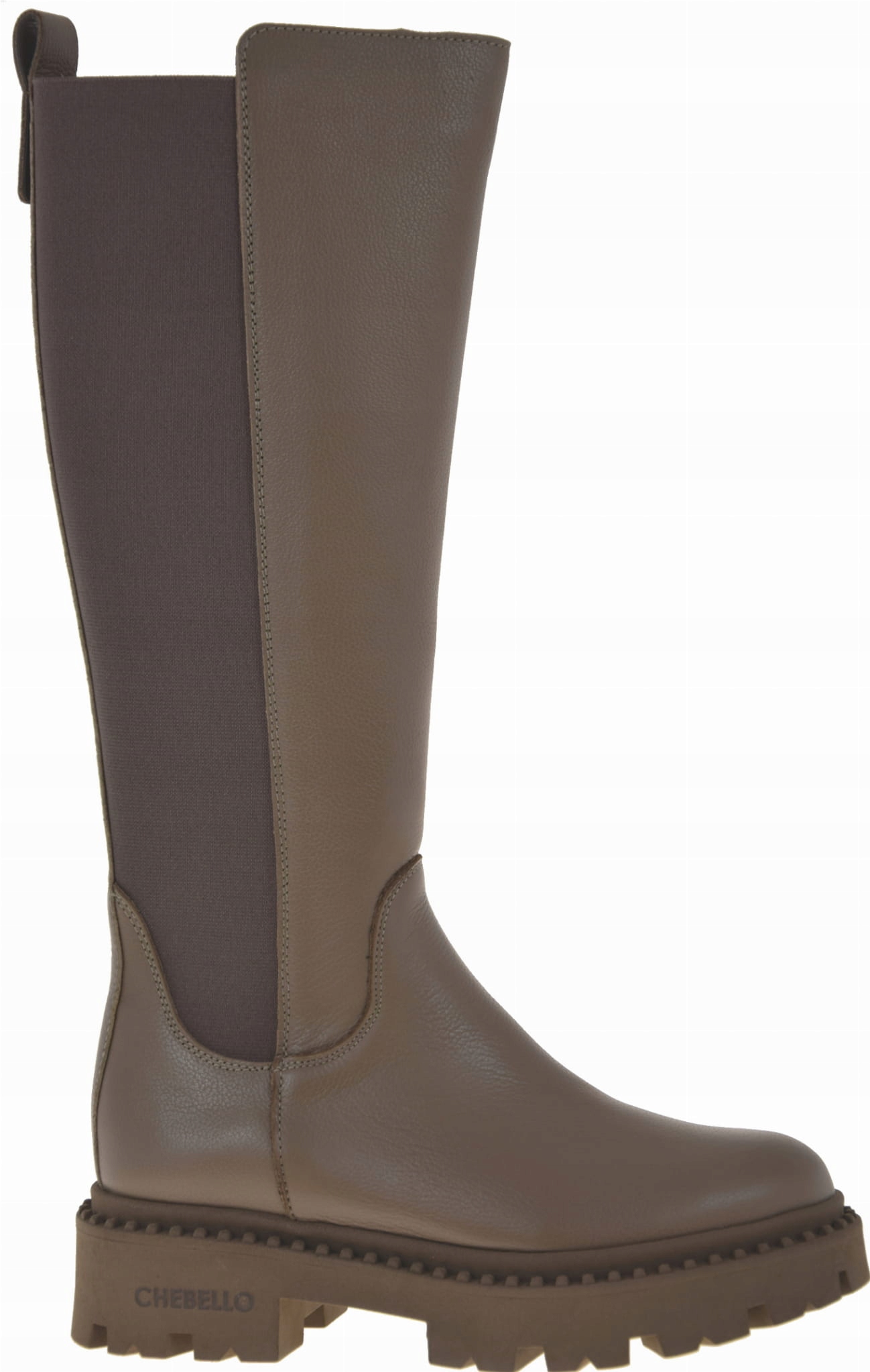 Dámské Kozačky Chebello 4211 Elegantní Boty Na Zimu Lícová Kůže Béžová 37