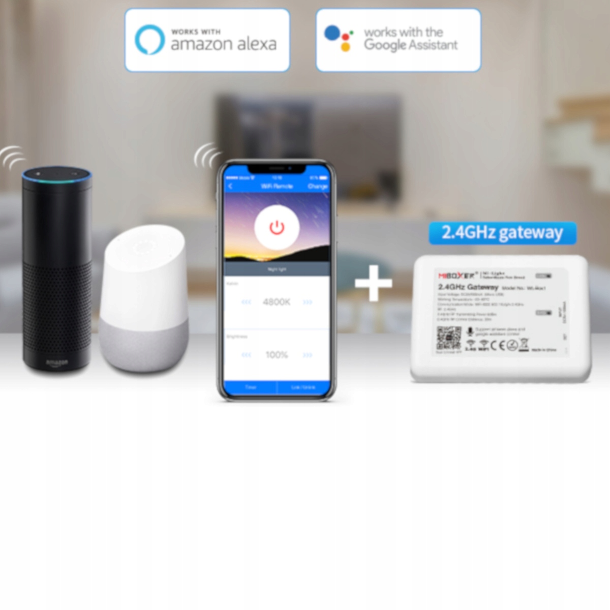 MIBOXER STEROWNIK FUT035s+ TAŚMA LED MONO CCT Typ sterownik