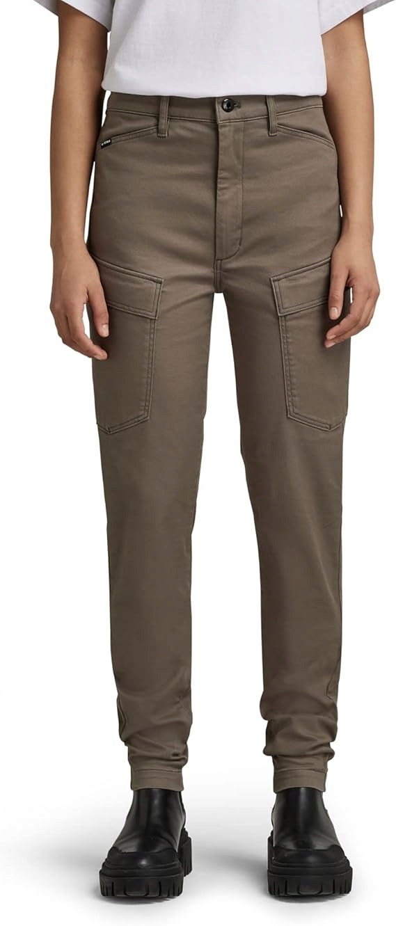 G-star Raw Džínové Kalhoty S Kapsami Typu Kargo V Barvě Hnědé 30/32 6EA