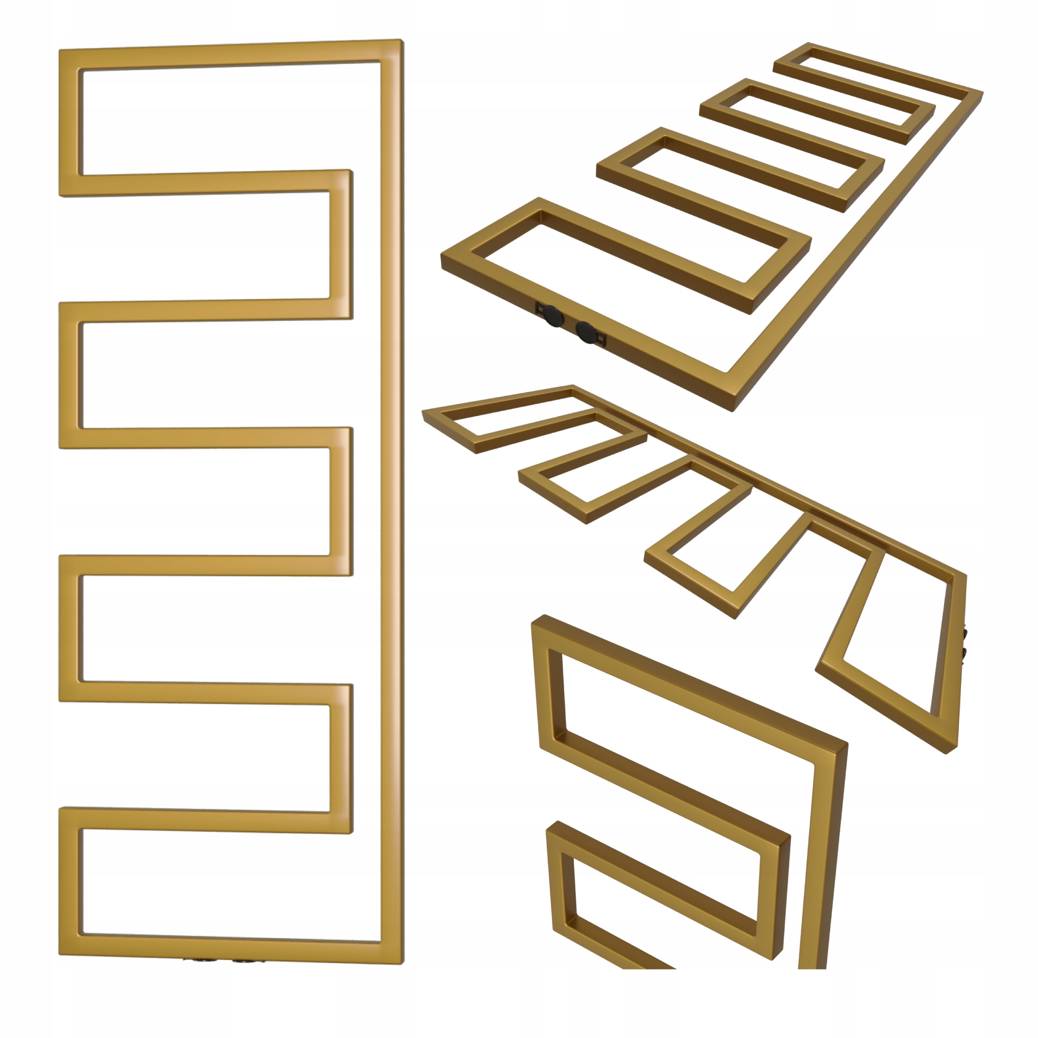 Dekorativní radiátor Ikigaj 2 570x550 554W Tmavý Antik