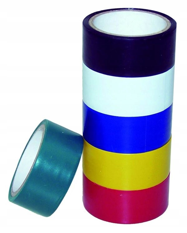 

Taśma taśmy Pcv mix kolor 19mmx20m -6 kolorów
