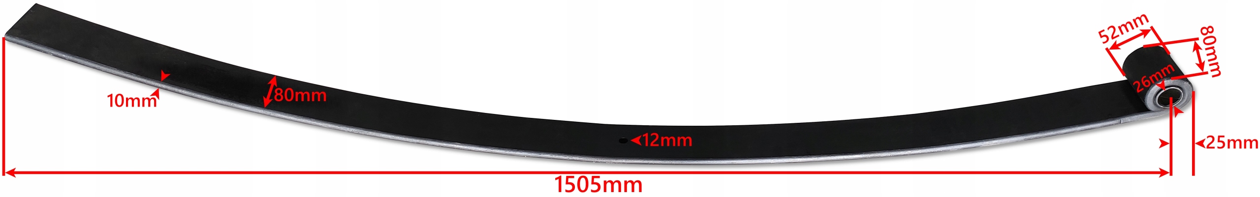 PIÓRO RESORU GŁÓWNE NR1 10mm HL 8011 HW 6011 Producent części SM