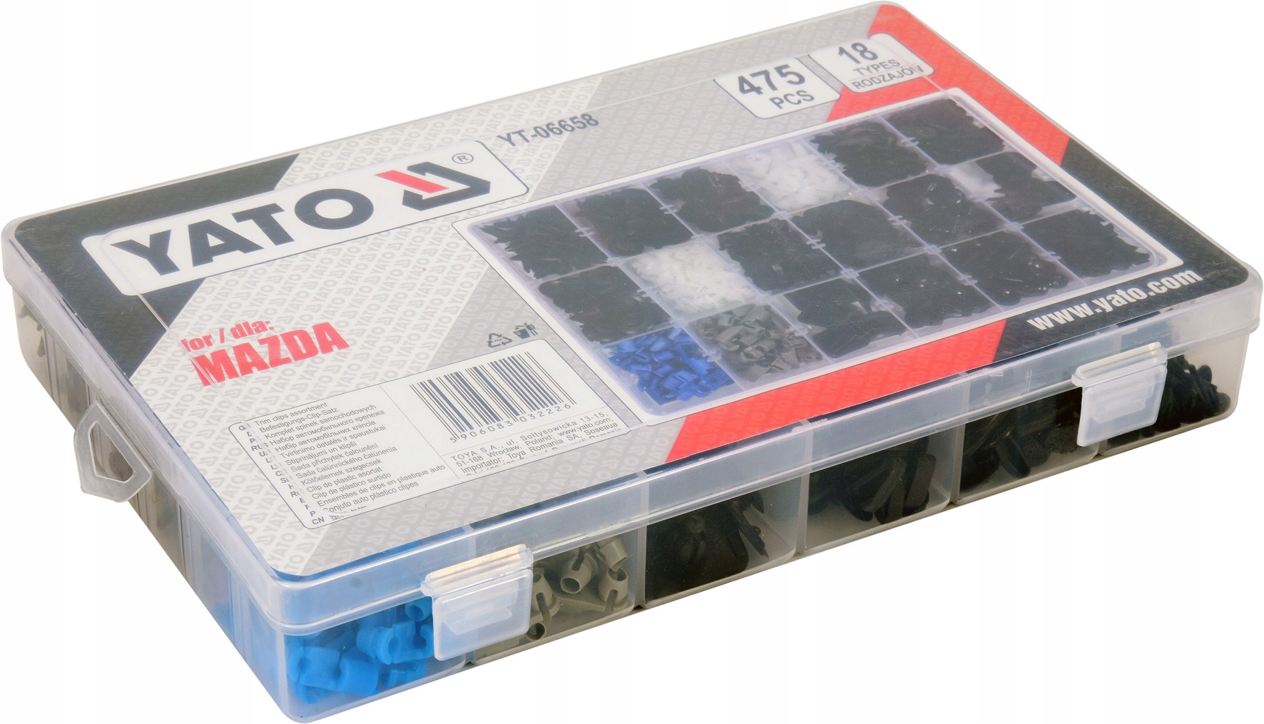 ZESTAW SPINEK SAMOCHODOWYCH MAZDA YT-06658 Kod producenta YT-06658