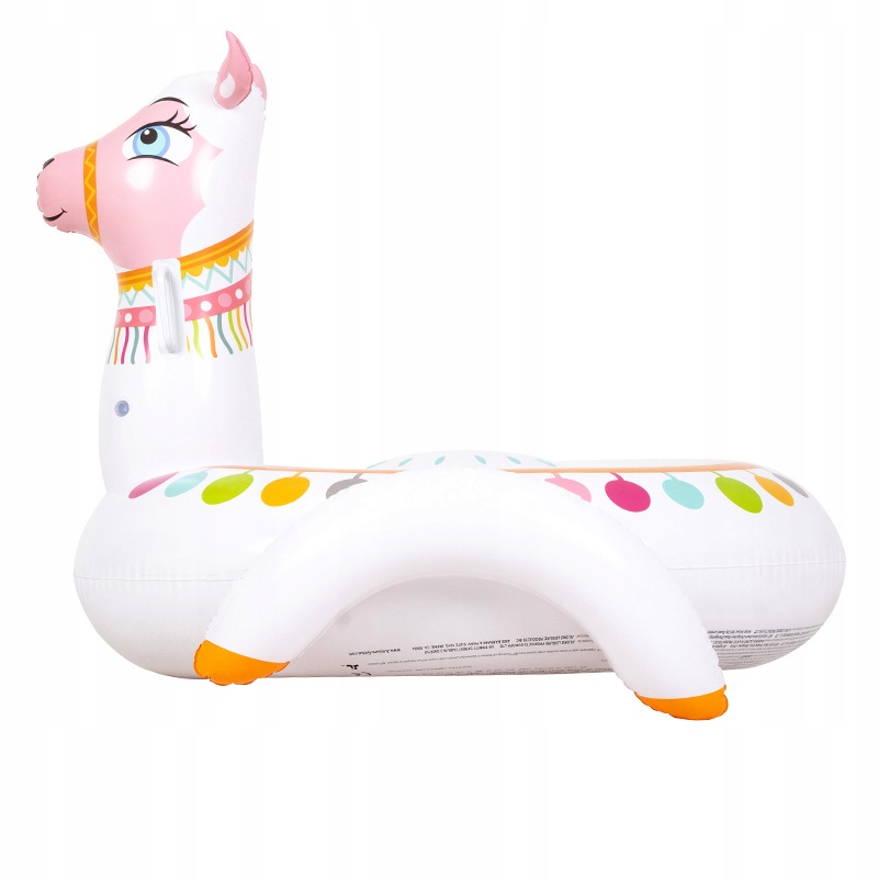 MATERAC PLAŻOWY DMUCHANY POMPOWANY DO PŁYWANIA ALPACA 110x100 CM Marka inna marka