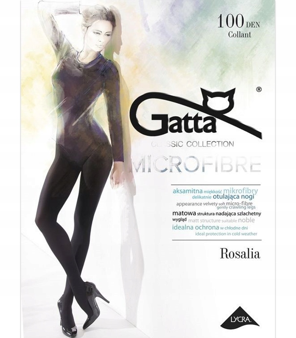 

Gatta rajstopy Rosalia 100den Wiele Kolorów - r4