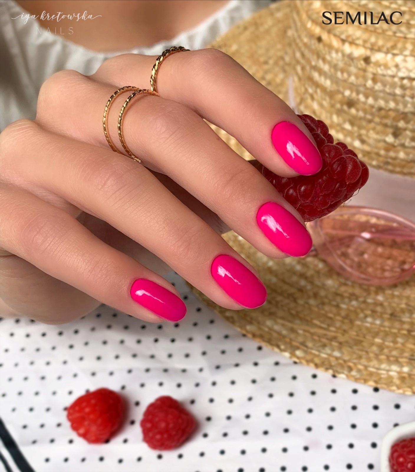 SEMILAC 121 Ruby Charm UV LED Lakier Hybrydowy 7ml Kolor Odcienie czerwieni i różu