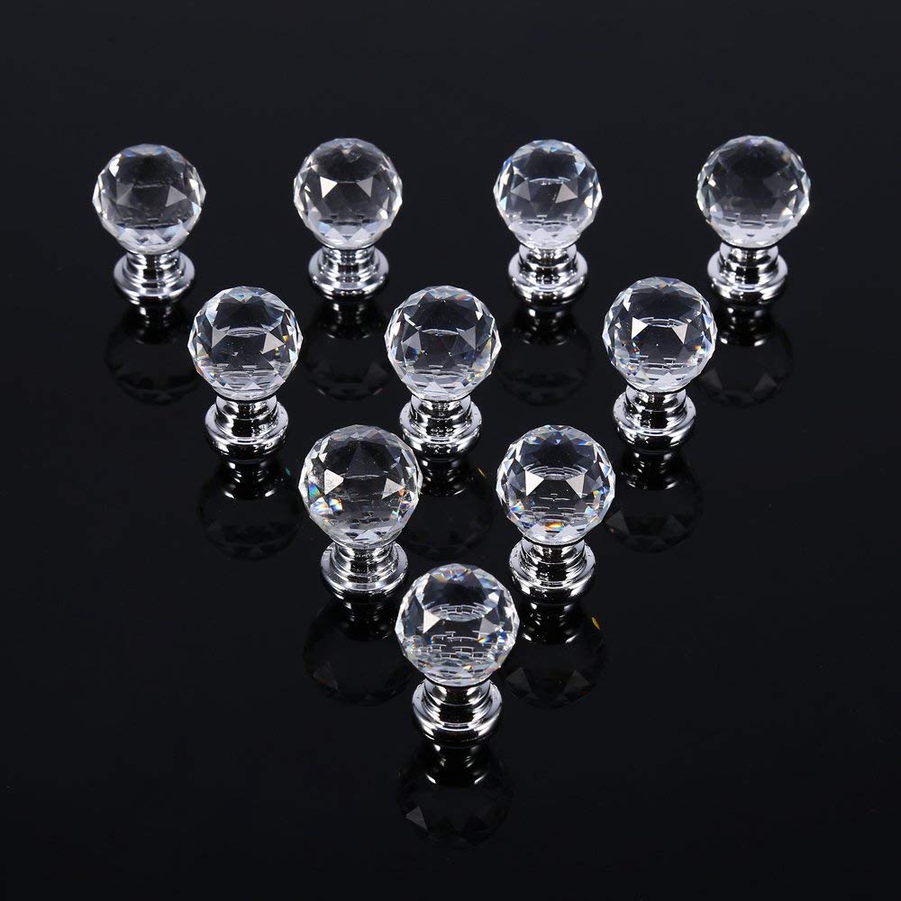 UCHWYT GAŁKA KRYSZTAŁ brylant 20mm Długość (cm) 2 cm