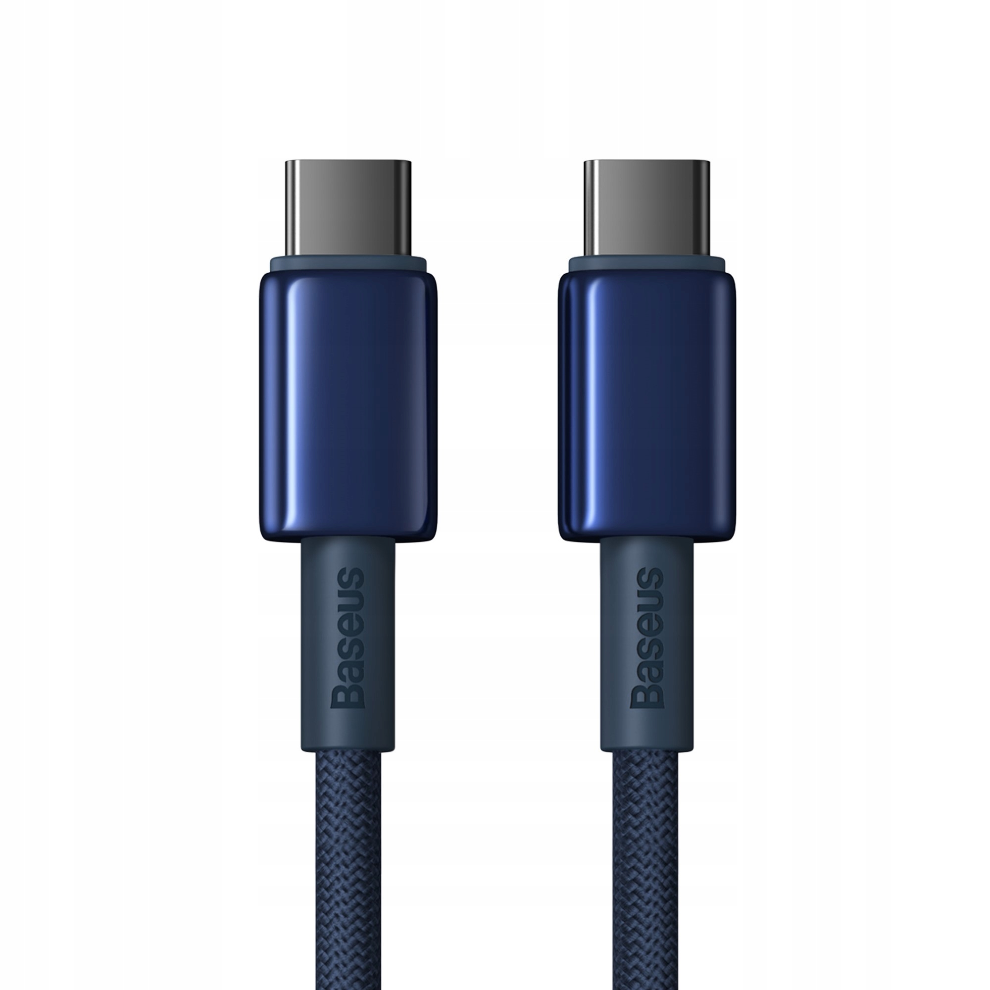 BASEUS MOCNY KABEL USB-C SZYBKIE ŁADOWANIE PRZEWÓD TYP-C PD 100W QC 5A 1M Stan opakowania oryginalne