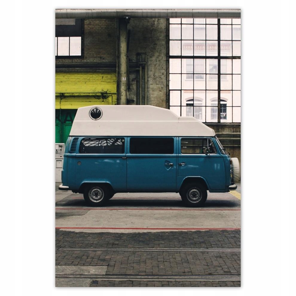 

Plakat 62x93 Niebieski bus Auto