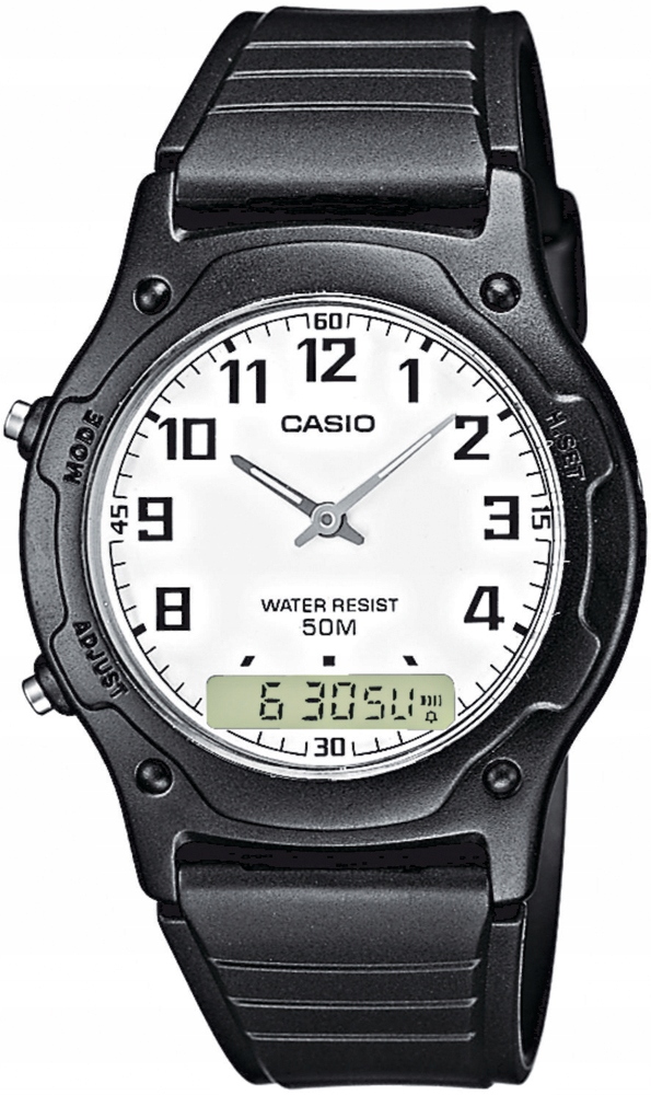 PASEK CASIO AW-49H czarny gumowy ORYGINAŁ Szerokość paska 19 mm