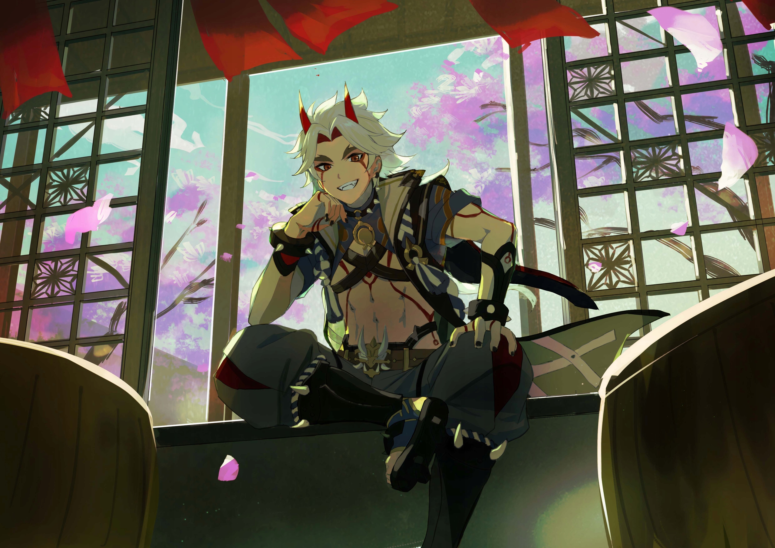 

Plakat A3 Genshin Impact Arataki Itto