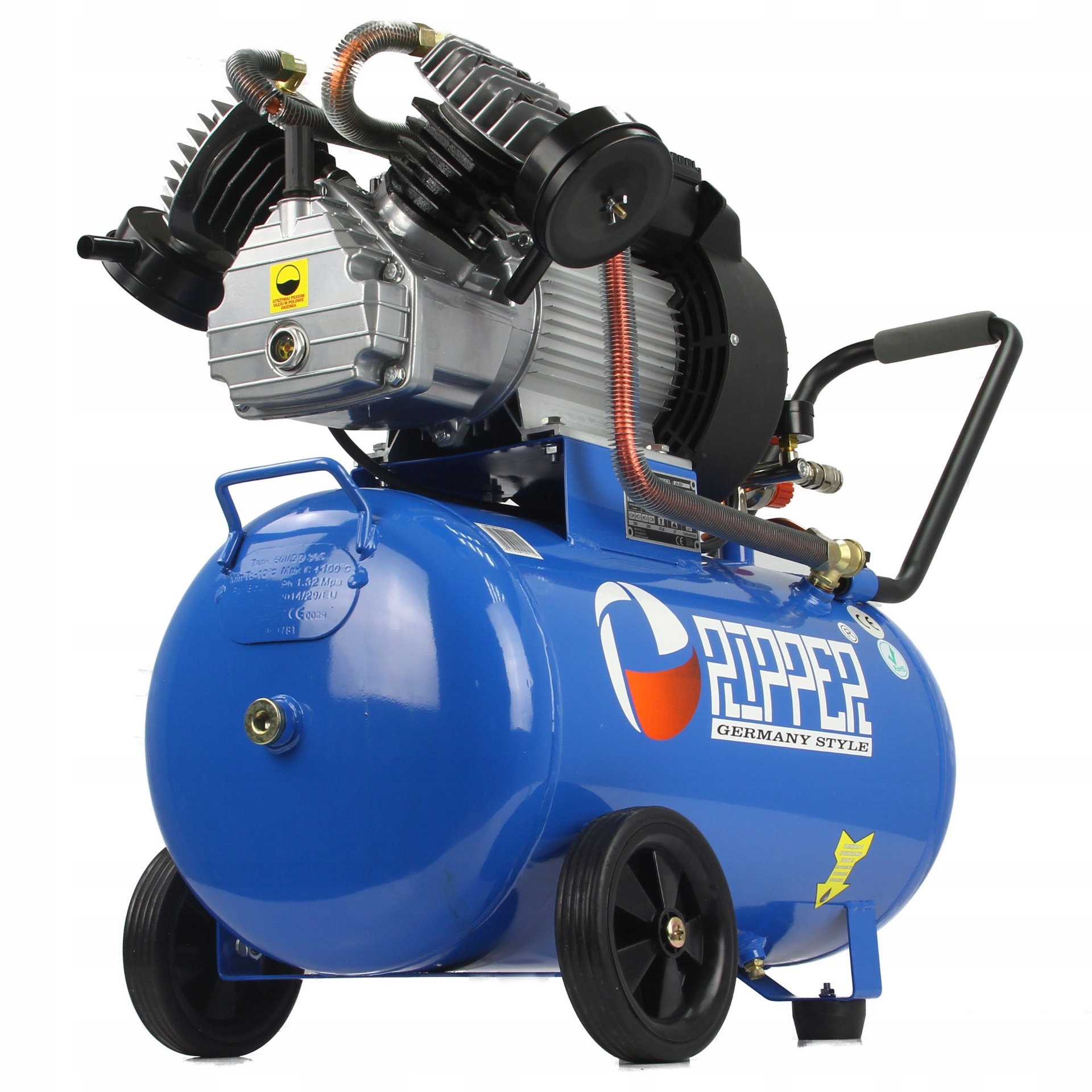 KOMPRESOR SPRĘŻARKA POWIETRZA 50L OLEJOWY 2TŁOKI Model JN-30V