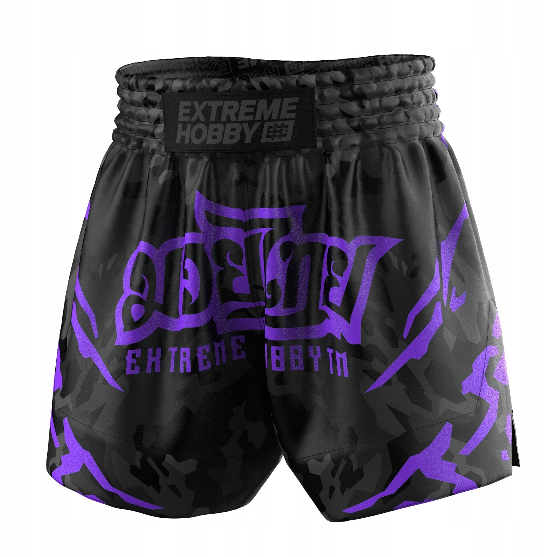 Kraťasy do boxu Muay Thai Extreme Hobby Black Panther 2XL