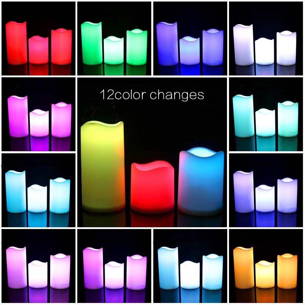 6 Pieces Battery Powered LED Candles with Remote Producent Evial
