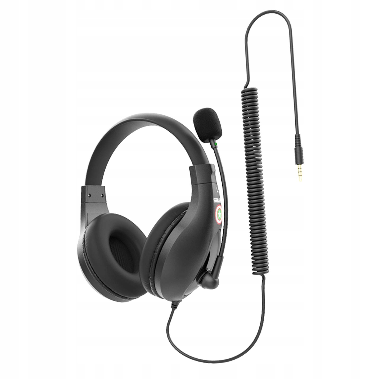 Student z mikrofonem Wygodny A566E Czarny