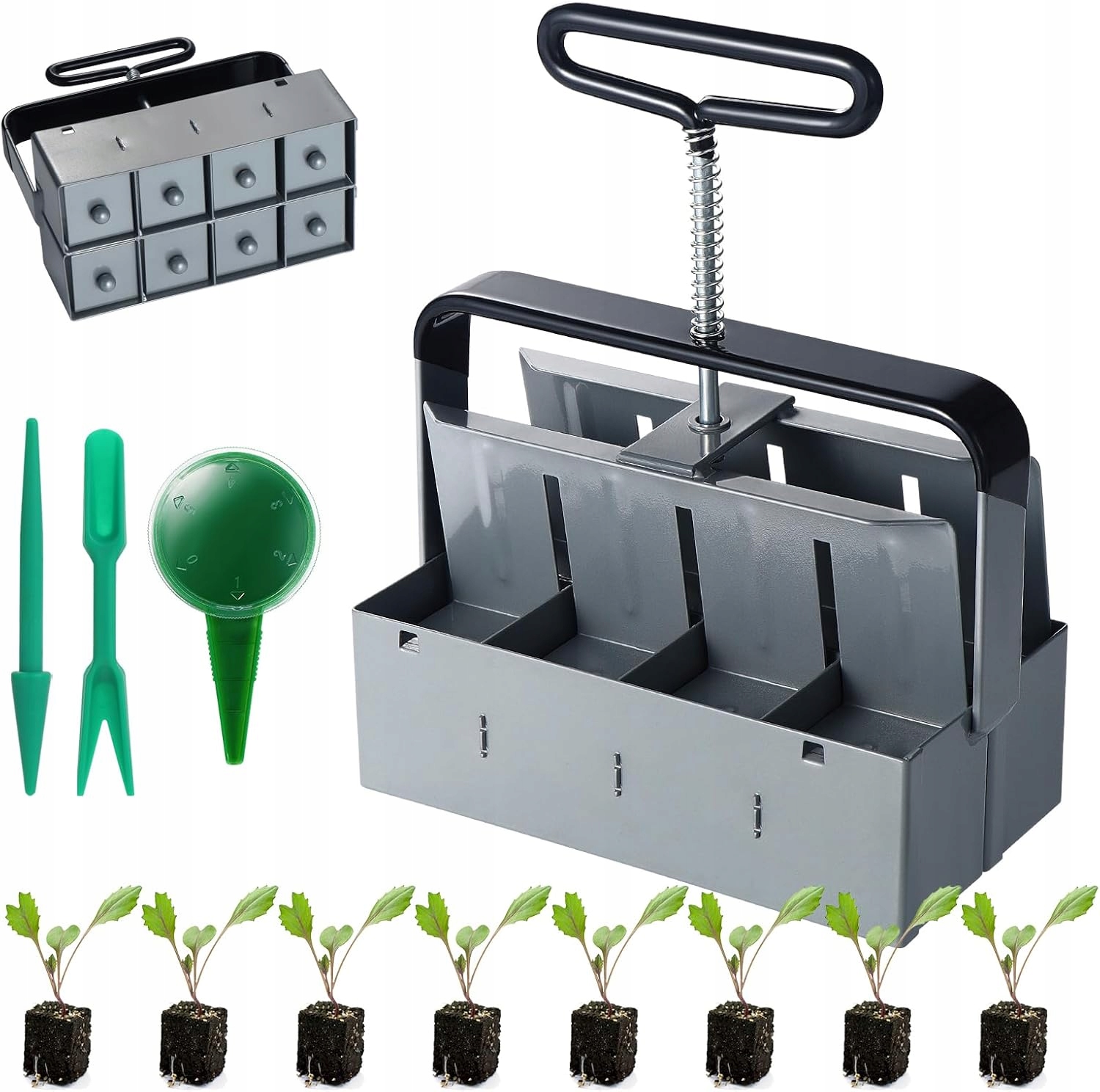 Blokátor půdy 8-komorový 5×5 cm Nástroj pro setí