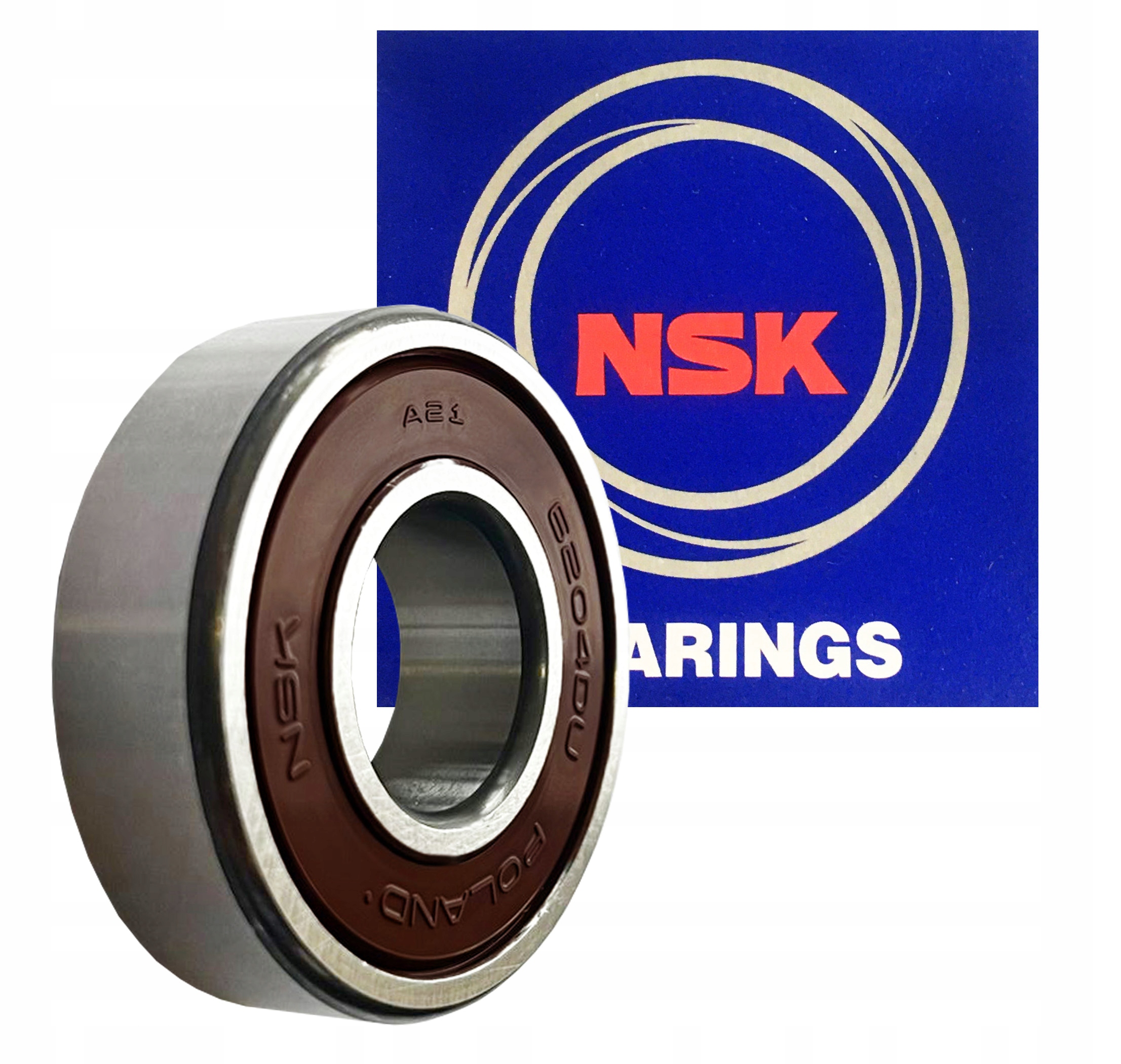 ŁOŻYSKO 6204 2RS C3 NSK KULKOWE JEDNORZĘDOWE Marka NSK