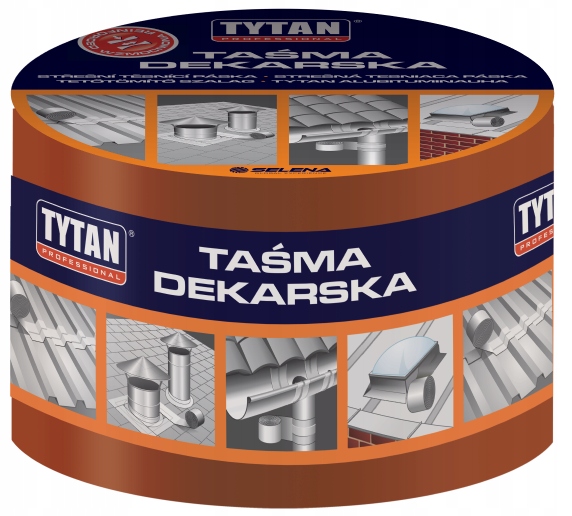

Tytan Taśma Uszczelniająca Dekarska 10CM*10MBCEGŁA