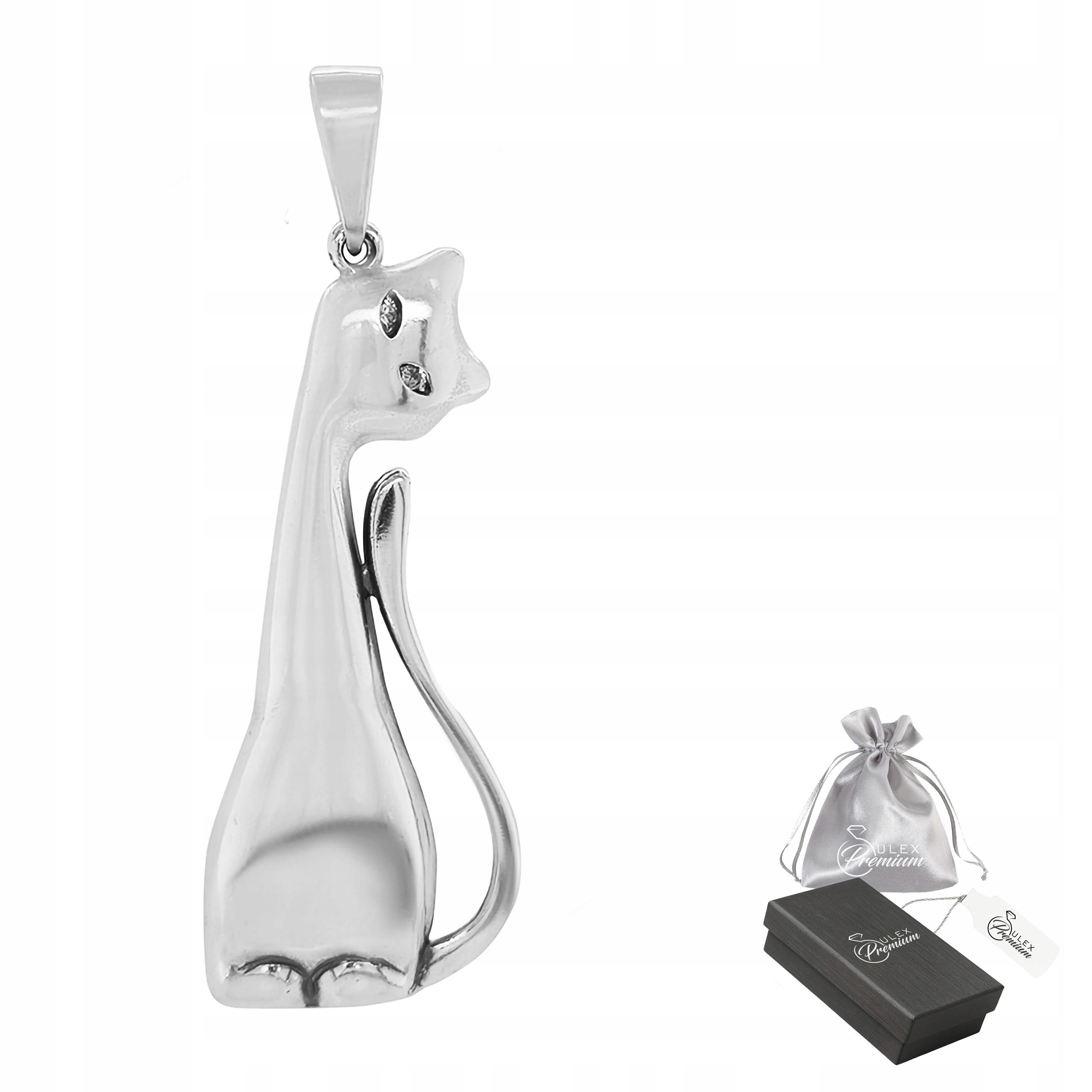 Stříbrný přívěsek ryzost 925 Přívěsek Kočička Symbol půvabu a elegance