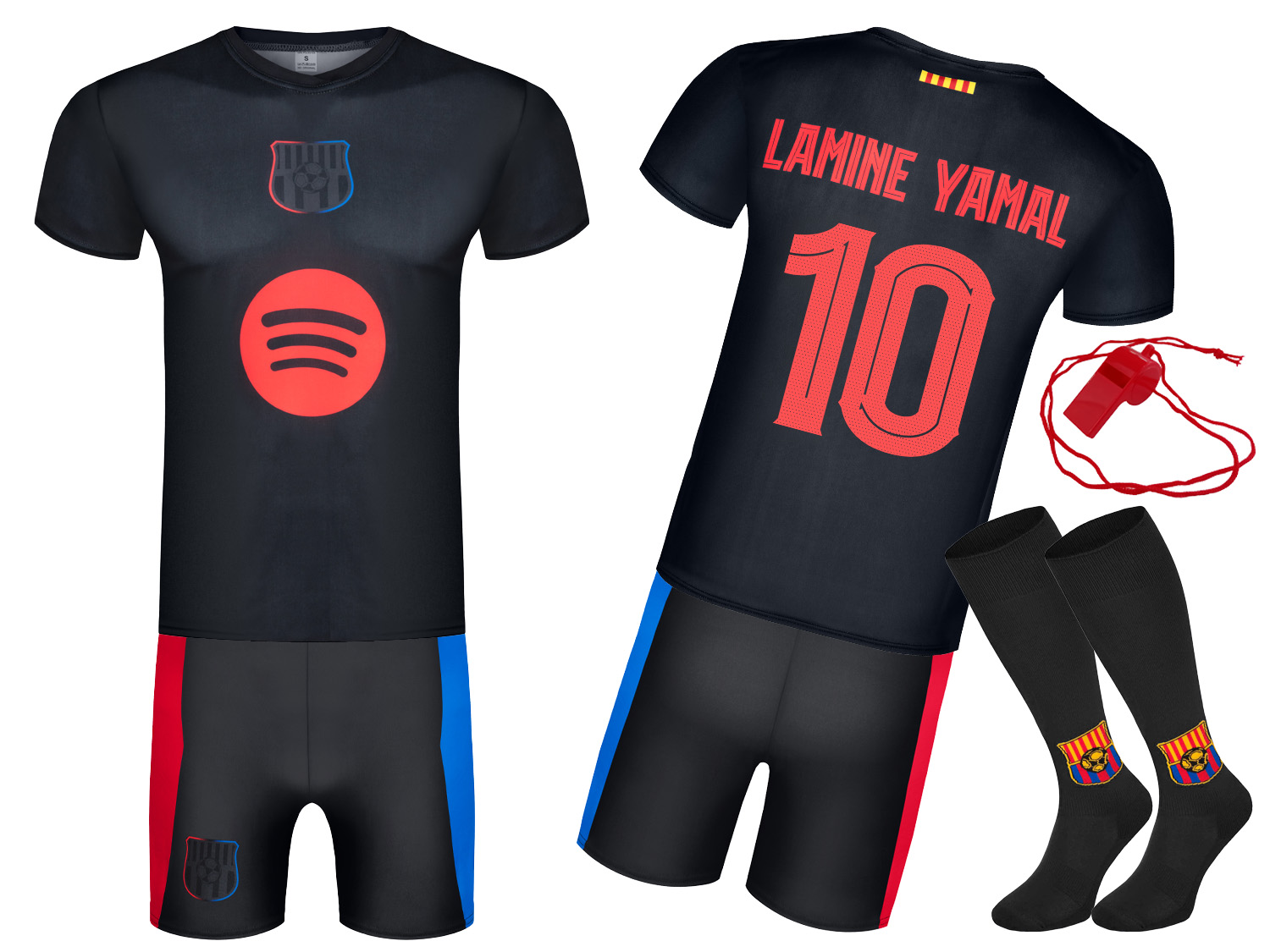 Strój Piłkarski getry Lamine Yamal 10 Barcelona 152