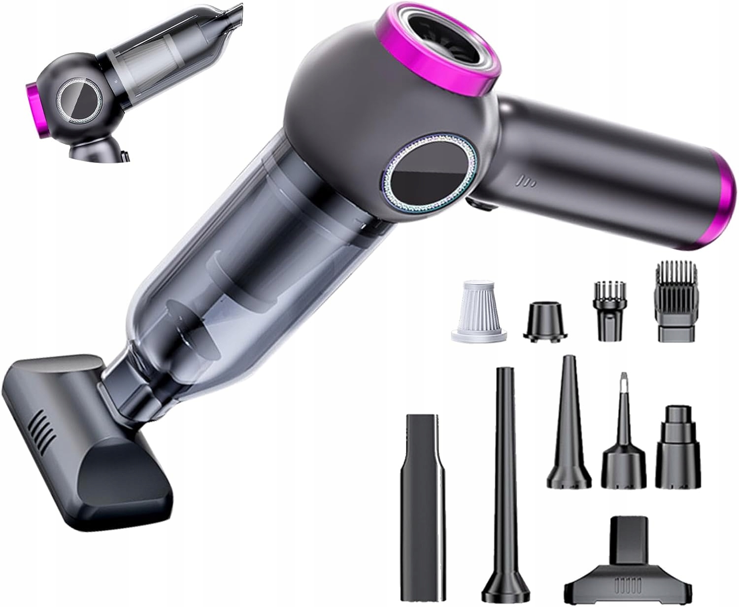 Auta Vysavač Do Auta 16000PA Výkonný Multifunkční S Filtry