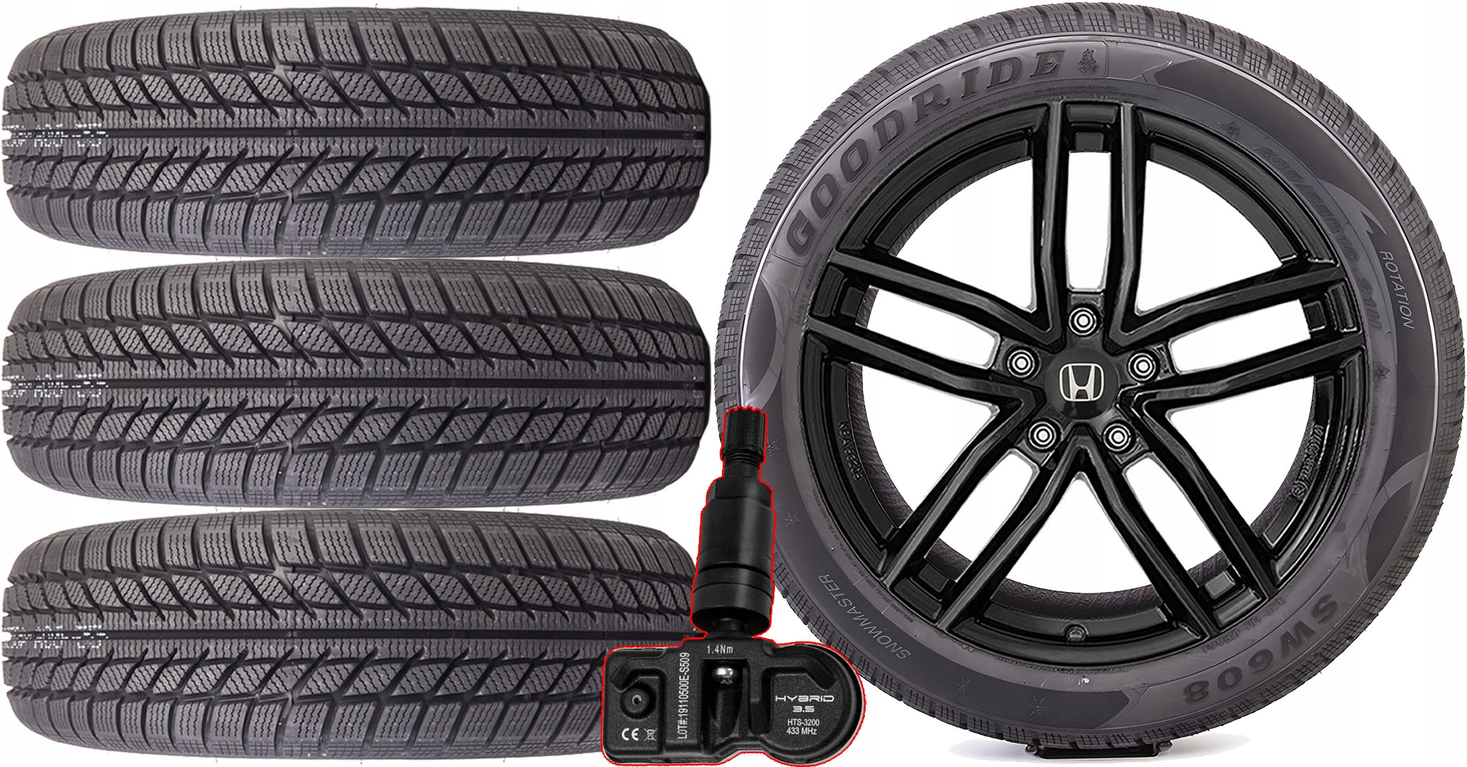 КОЛЕСА HONDA CIVIC IX 9 Goodride 2255r17 TPMS