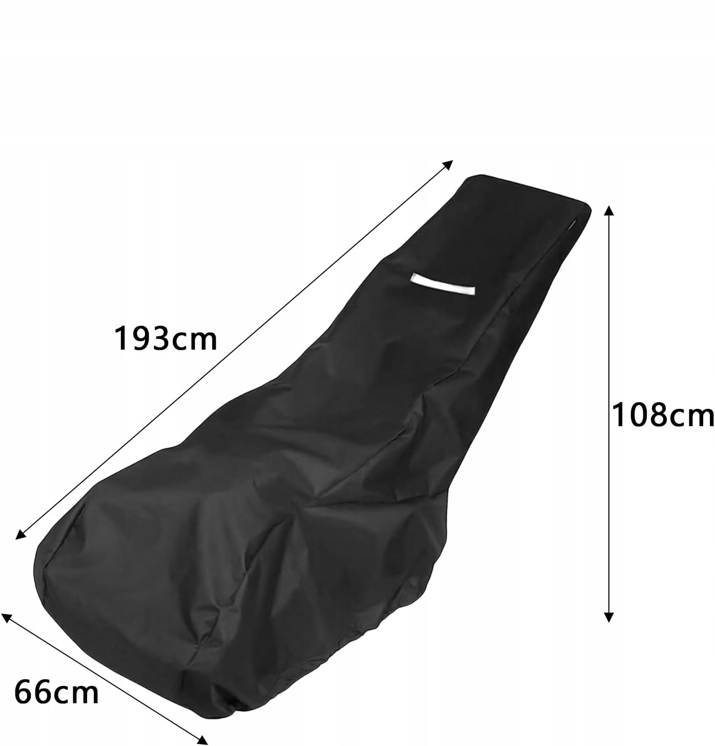 WODOSZCZELNY POKROWIEC OSŁONA PLANDEKA ODBLASKOWA NA KOSIARKĘ ANTY UV OGRÓD Kod producenta NA ZIMĘ DESZCZ + SZNUREK 195 x 108 x 66 cm