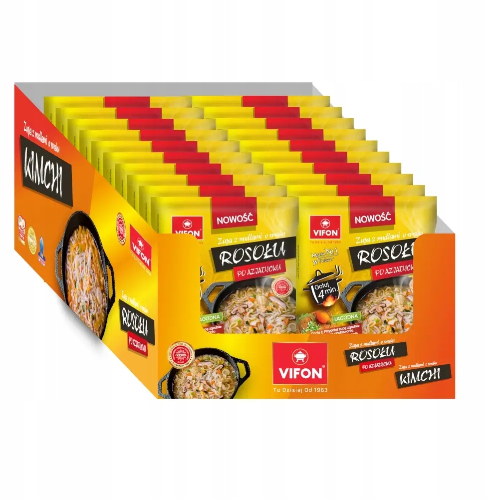 Zupa Vifon o smaku rosołu po azjatycku z grzybami łagodna 20 x 105 g Vifon