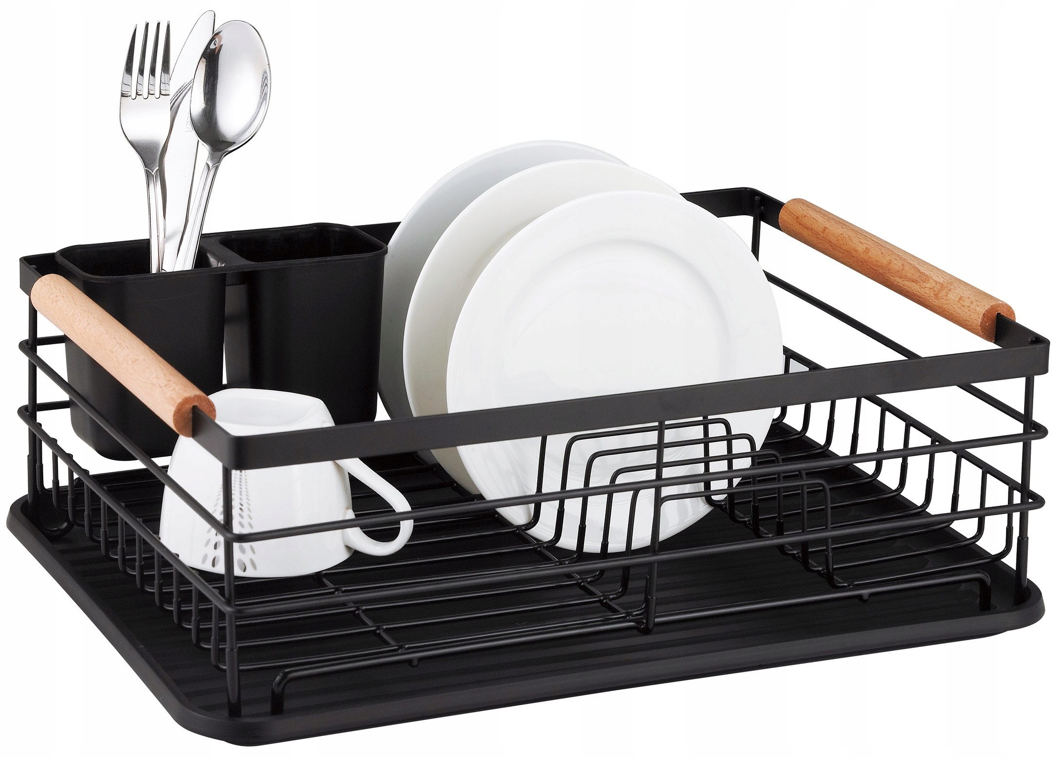 SUSZARKA do NACZYŃ Jednopoziomowa OCIEKACZ Czarna