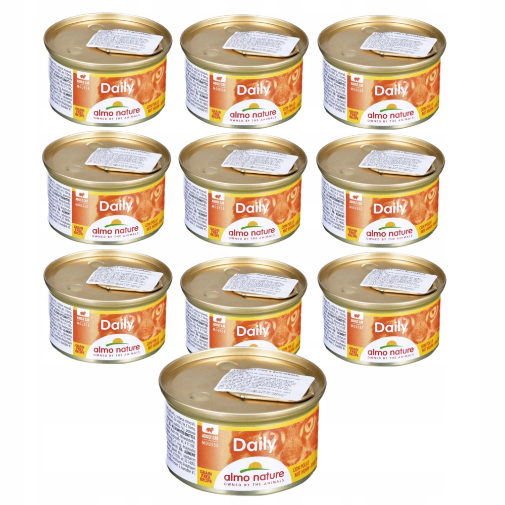 ALMO NATURE Daily Menu Mus z kurczakiem 10x85g