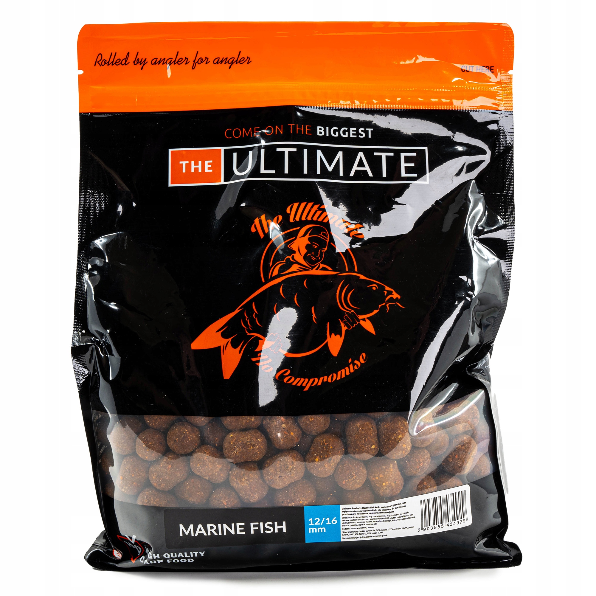 Kulki Zanętowe Ultimate Products Dumbell Marine Fish 12/16mm 1kg