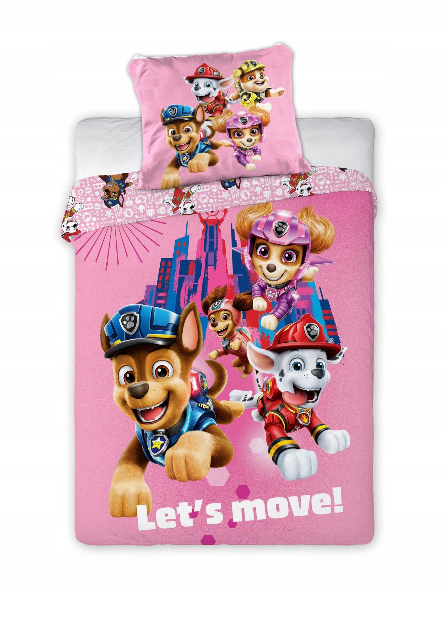 

90x120 Pościel Niemowlęca Paw Psi Patrol róz 122