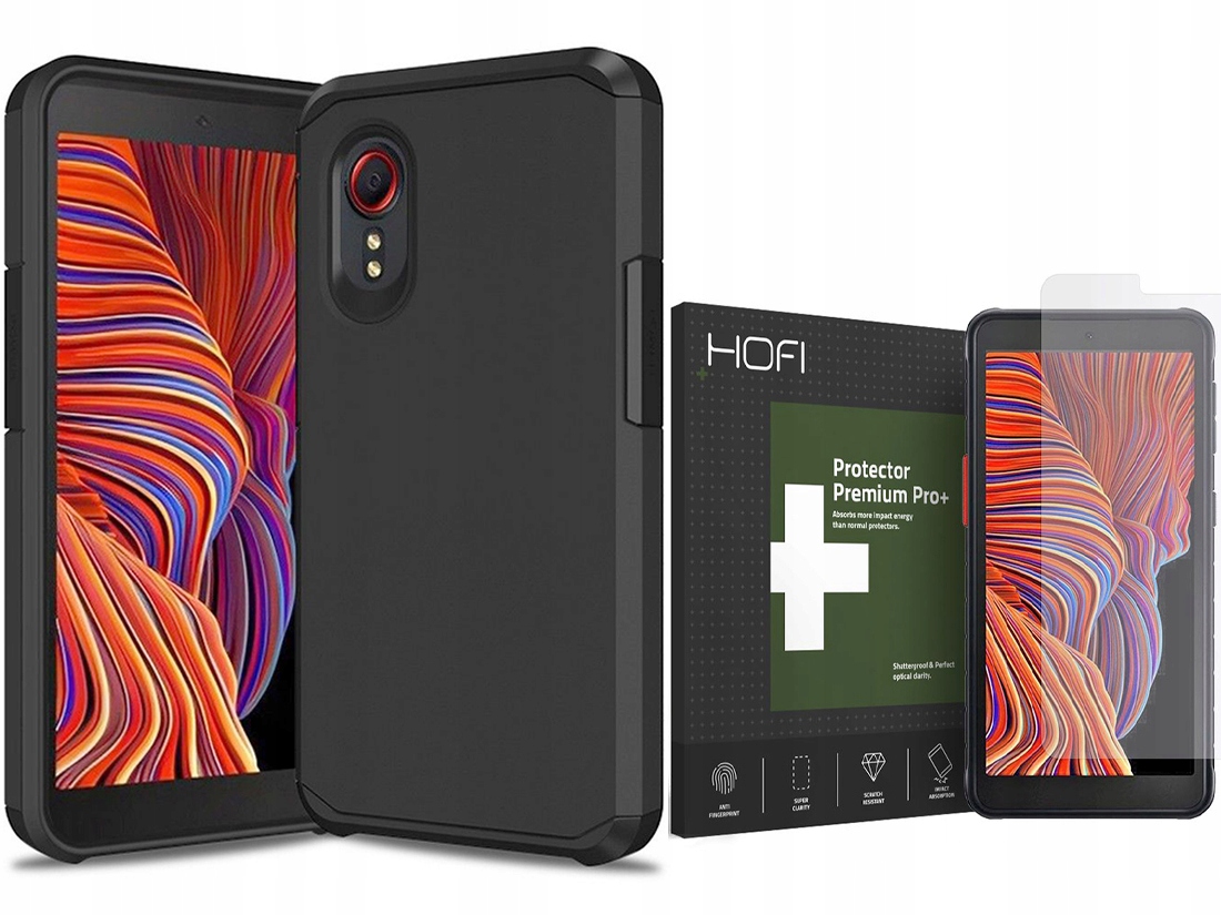 

2-PAK Etui Obudowa Case Do Galaxy Xcover 5 Szkło