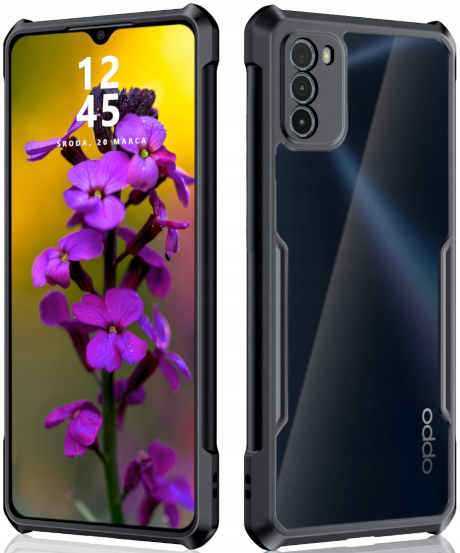 

Etui do Oppo A16 A54s Pancerne Case Szkło