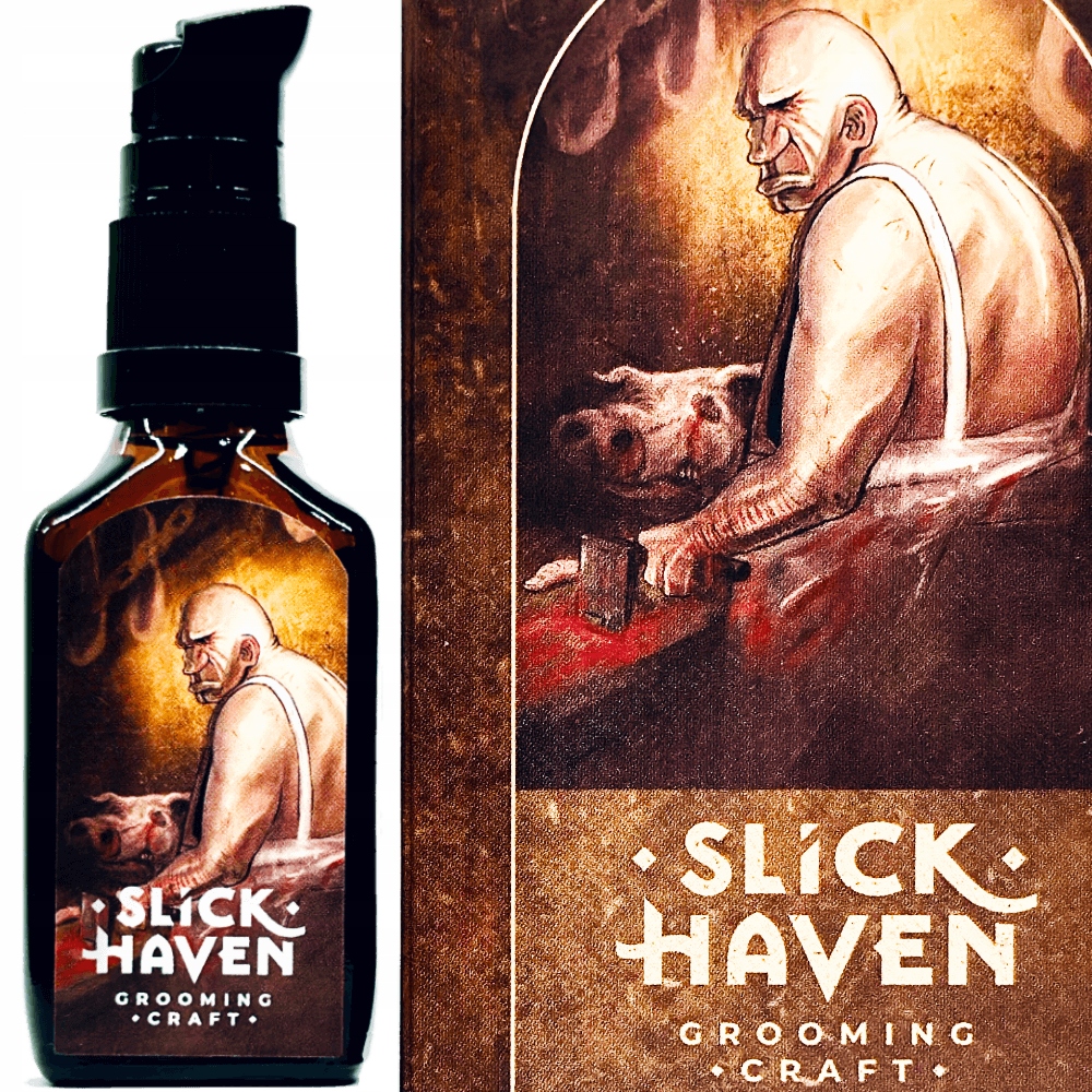 Slickhaven Greasy Butcher Olej na vousy 30 ml