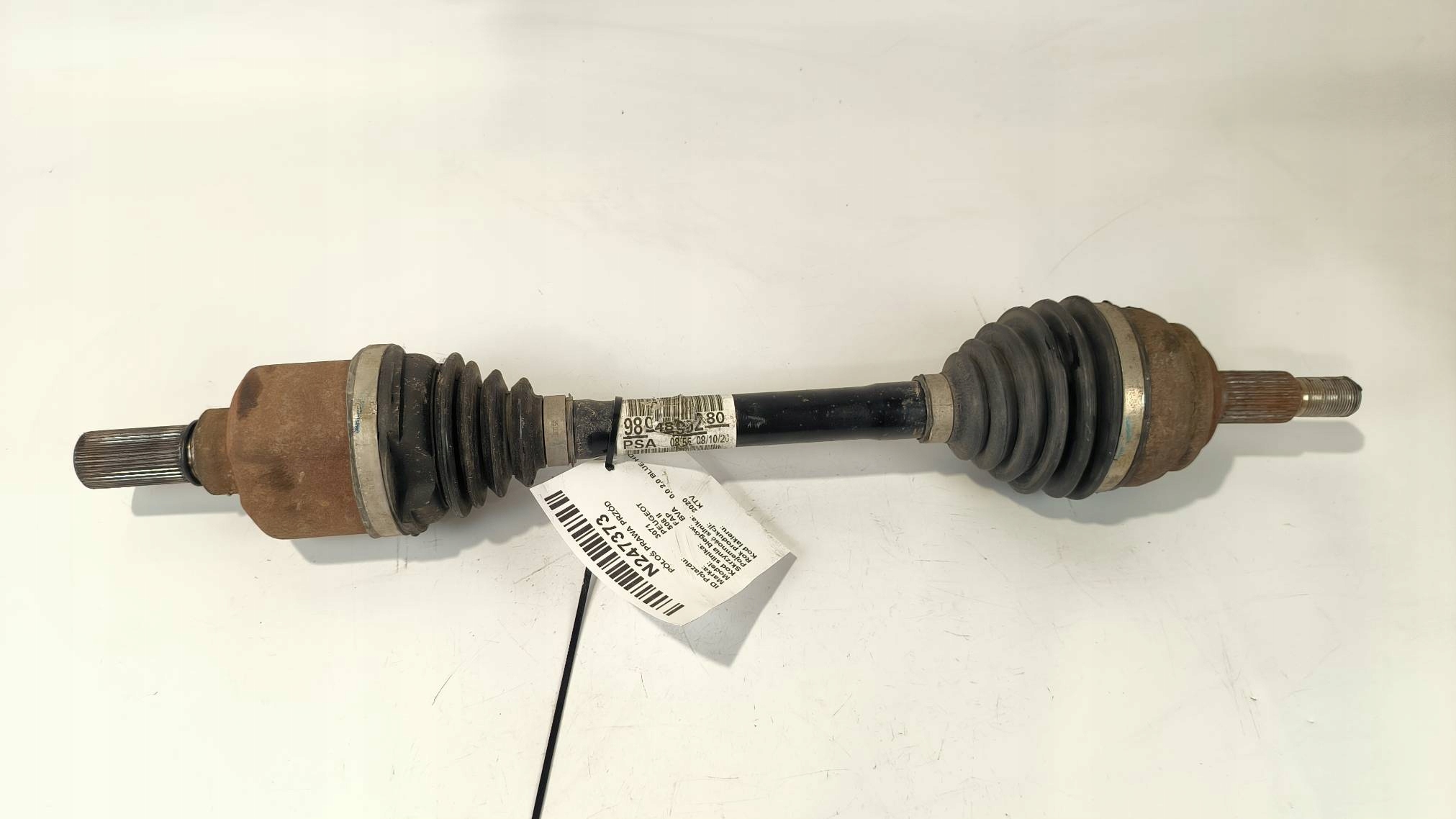semi-axis right front 9804895280 PEUGEOT 508 II