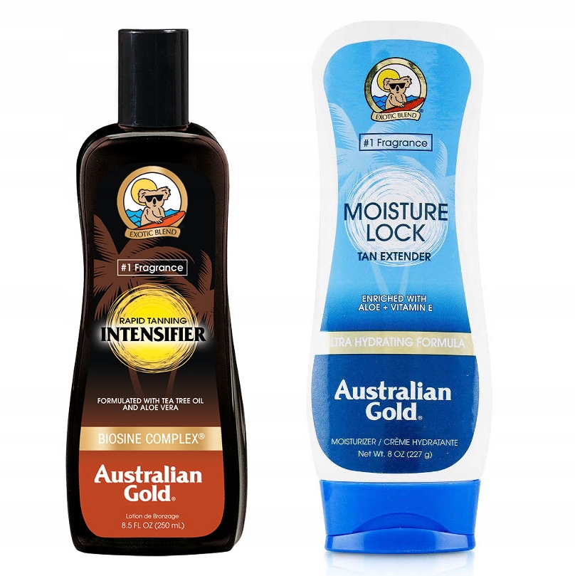 Australian Gold Rychloopalovací mléko 250ml Moisture Lock balzám 237g