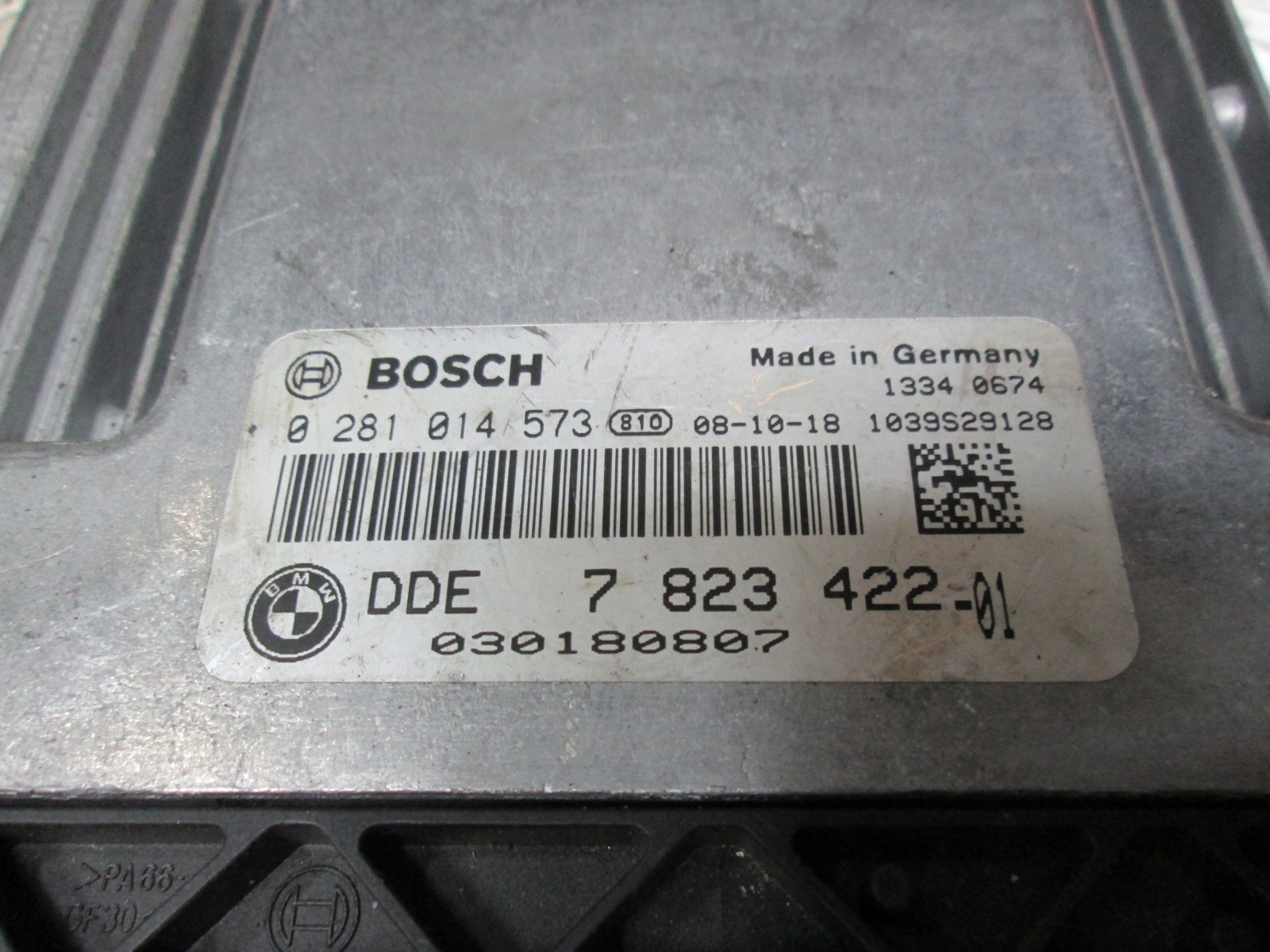BMW E60 E90 Computer DES MOTORS N47 320D 120D