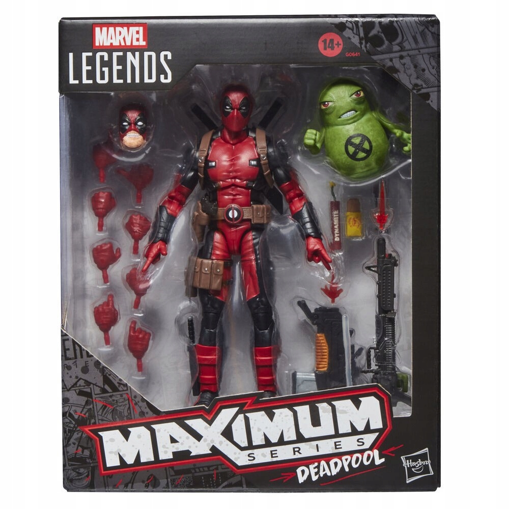 Figurka Deadpoola od Marvel Legends Maximun Series o velikosti 15 cm.