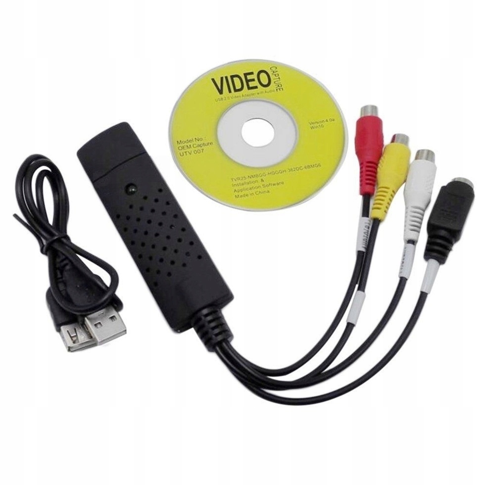 Grabber VIDEO USB przegrywanie z kaset VHS kamer Marka bez marki