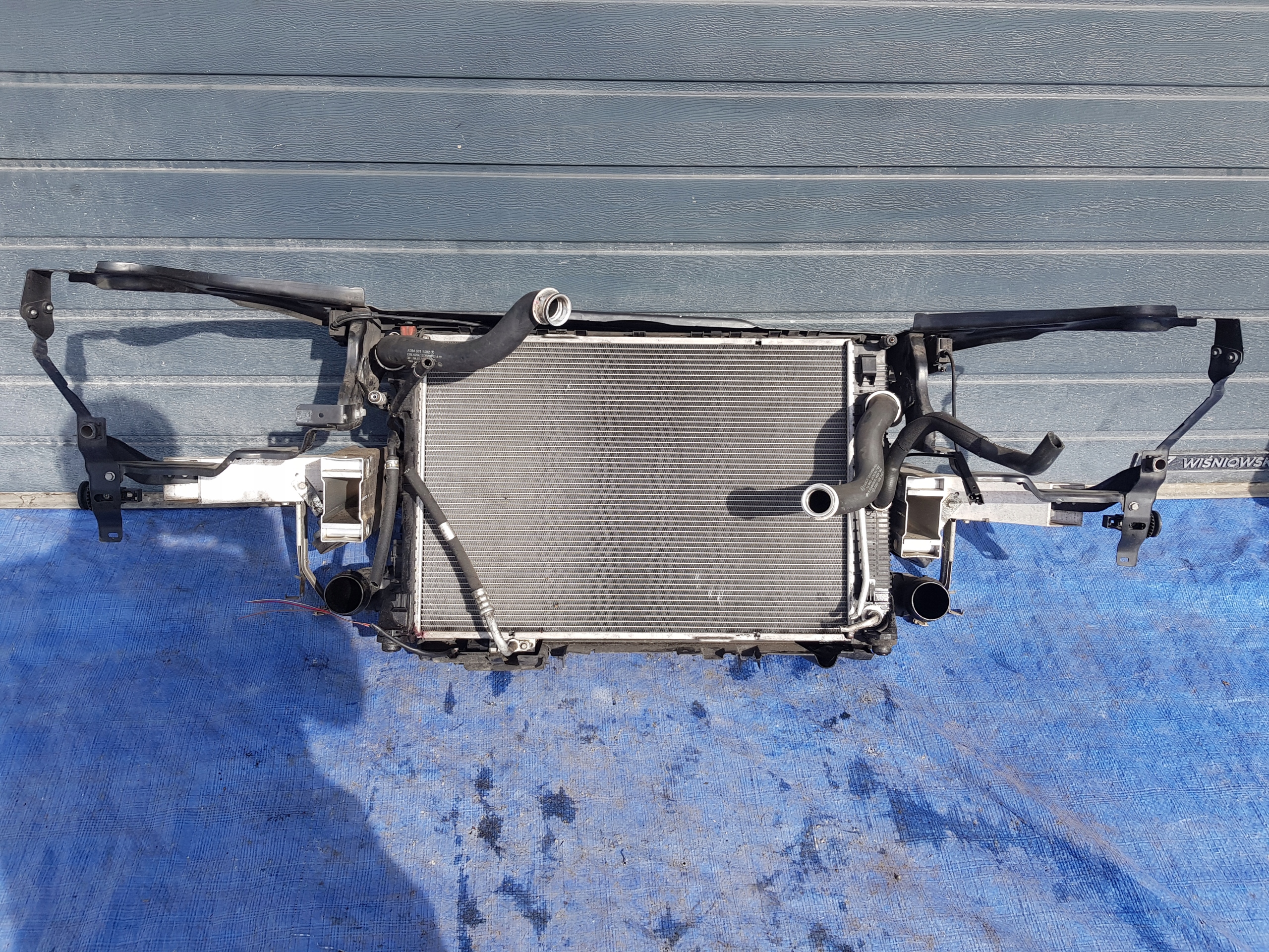 support panel for radiators radiator MERCEDES W204 2.2 CDI 651 AUTOMAT